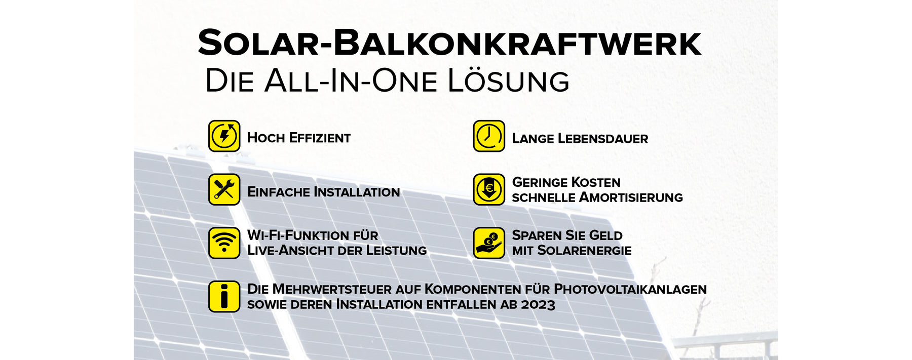 Solar-Balkonkraftwerk 600W