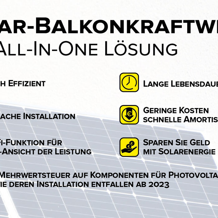Solar-Balkonkraftwerk 600W