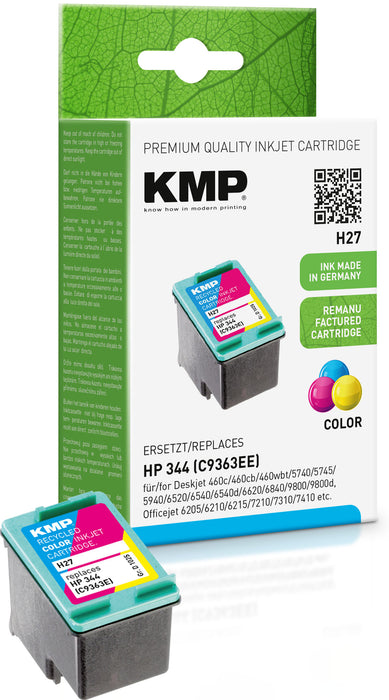 HP KMP H27 344 farbig wiederbefüllt