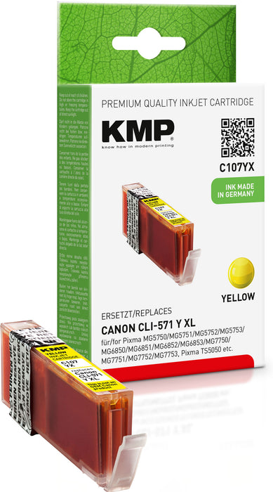 Canon KMP C107BPIX PGI571 yellow  XL