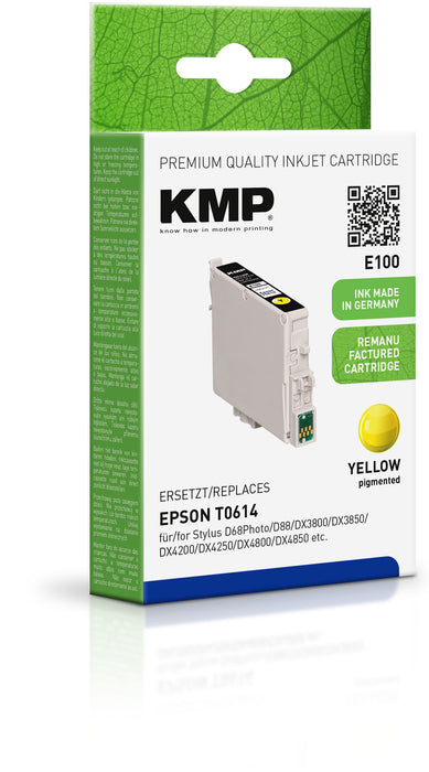 Tintenpatrone | Epson | T0614 | Yellow | KMP