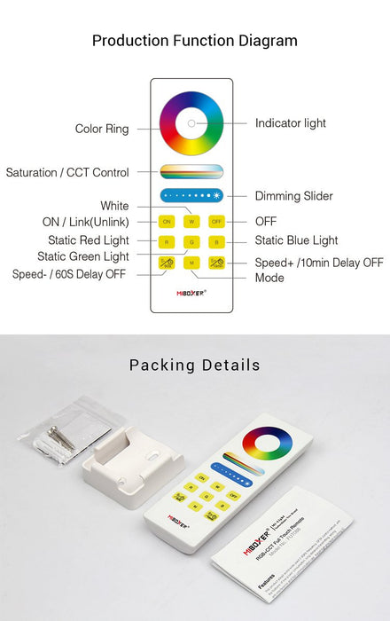 LED-Stripe FB RGB-CCT für 1 Empfänger