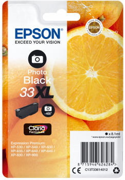 Epson 33XL Photo schwarz Orange