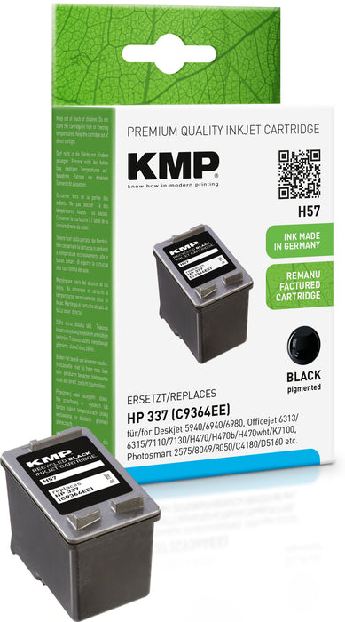 HP KMP H57 337 schwarz wiederbefüllt