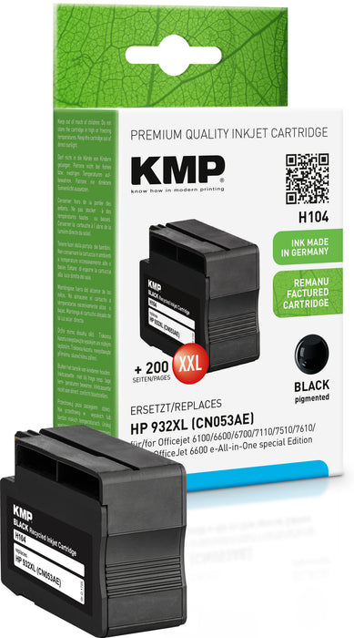 HP KMP H104 932XXL schwarz