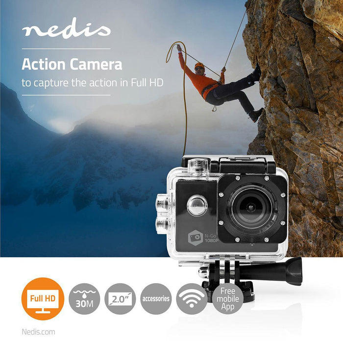 Action-/Webcam | Full HD 1920p | 2-in-1 | Nedis
